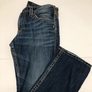 Mens Silver Jeans